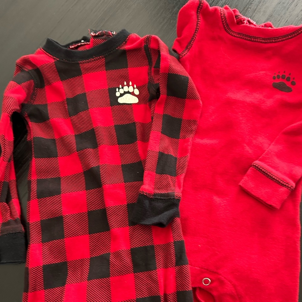 2 Pairs Baby Pajamas: 12 Months - Lazy One